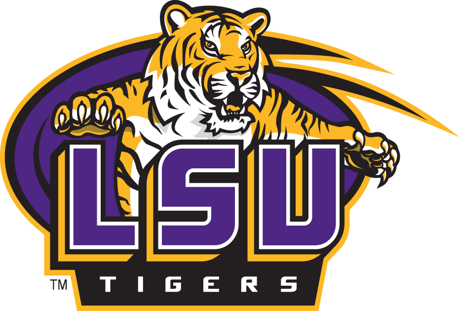 LSU Tigers 2002-2006 Primary Logo diy fabric transfer